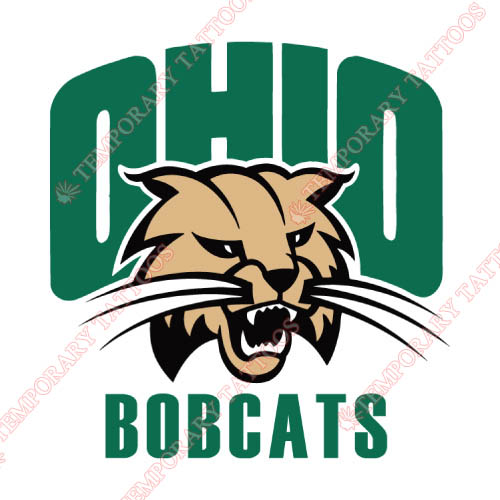Ohio Bobcats Customize Temporary Tattoos Stickers NO.5737